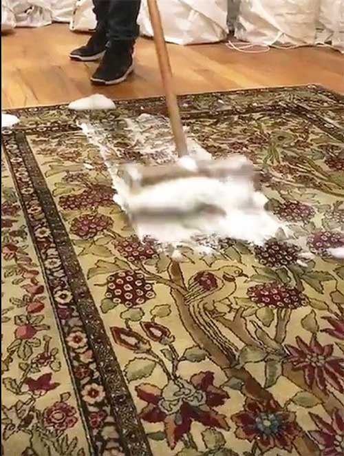 نظافت فرش های دست بافت