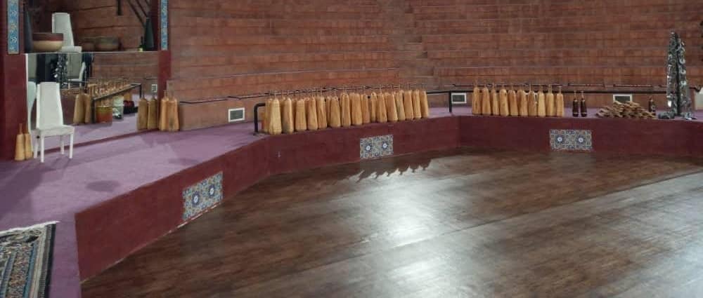 نمونه کار کفپوش اکومه در زورخانه