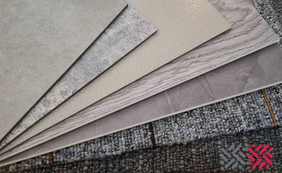 ترکیب رنگ طوسی در پوشش کف