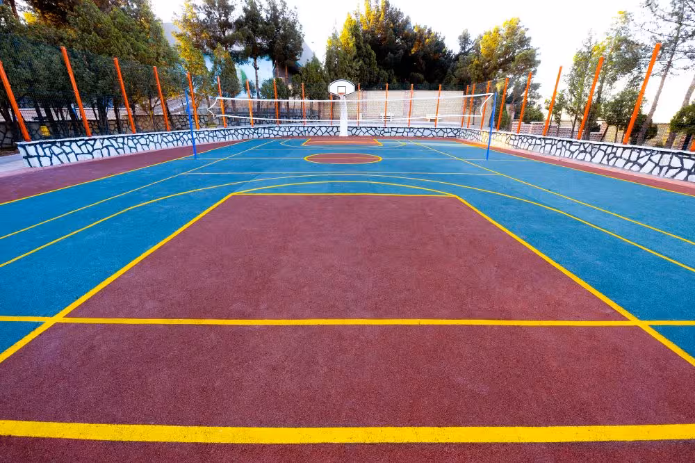 نمونه کار کفپوش گرانولی درجاریز