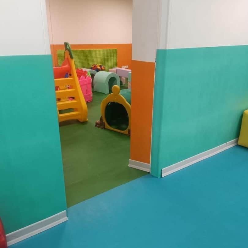 نمونه کار کفپوش فوم دار اسپاد در اتاق بازی