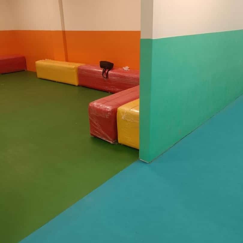 نمونه کار کفپوش فوم دار اسپاد در اتاق بازی