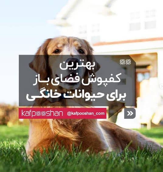 بهترین کفپوش فضای باز برای حیوانات خانگی